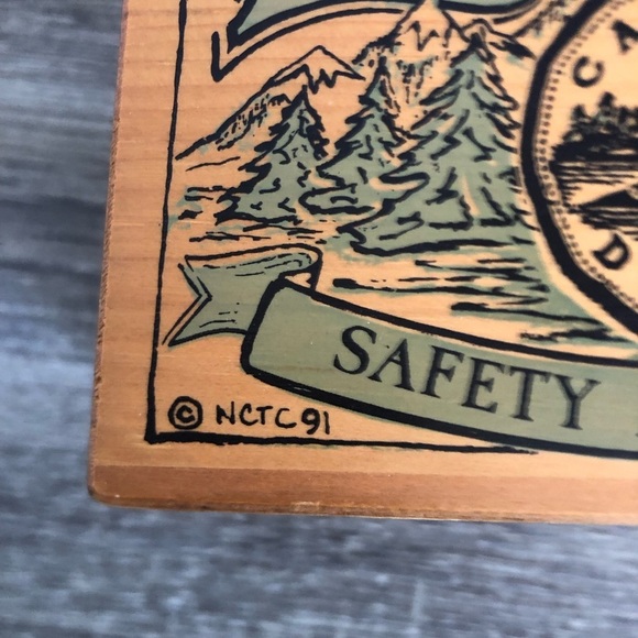 Vtg Wooden Canadian Loonie Coin Bank - Picture 9 of 14